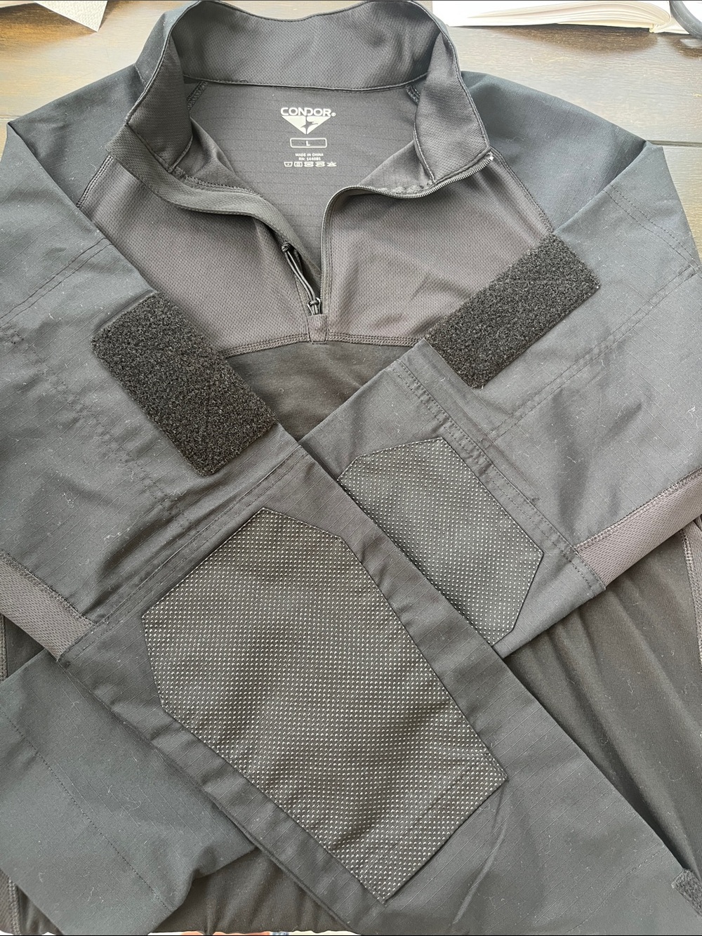 Condor Tactical combat shirt black ,military style long sleeve shirt.